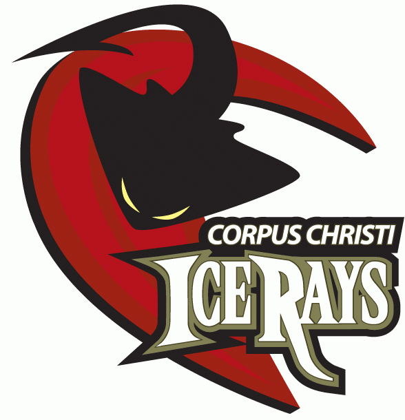 corpus christi icerays 2010-pres primary logo iron on transfers for clothing